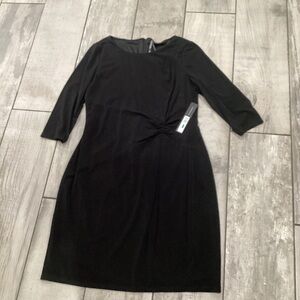 Marc New York Elegant formal Black Long Sleeve Dress size large #30